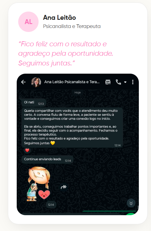 Depoimento de Ana Leitão